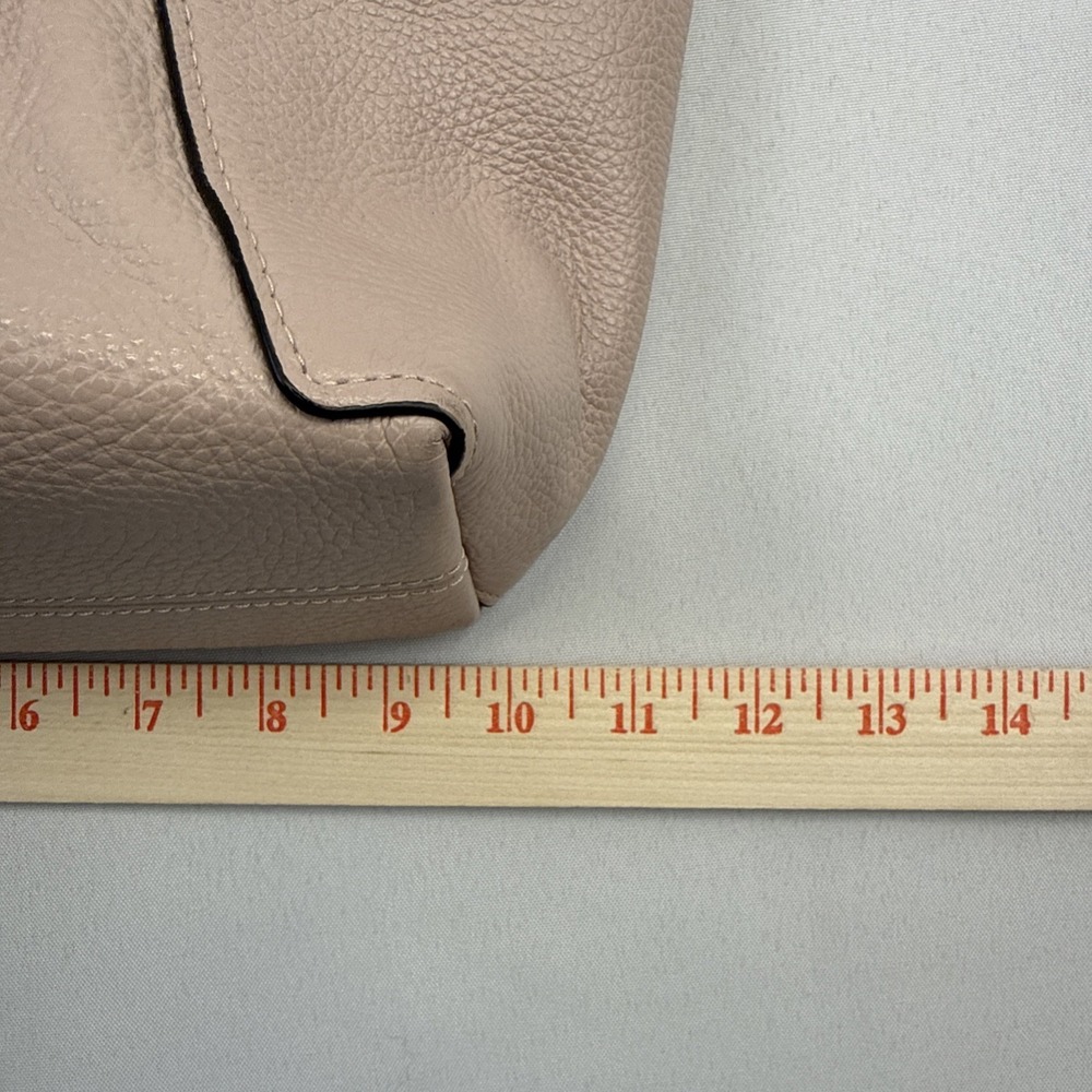 Coach Pink and Brown Leather Satchel - Picture 14 of 16